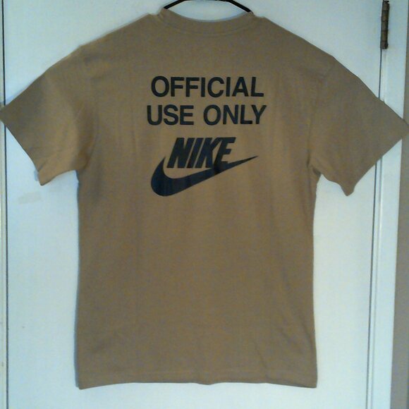 NEW NIKE NSW "Official Use Only Max 90 Tee" MEN'S BEIGE T-SHIRT SMALL HJ0774-297 - Picture 1 of 8